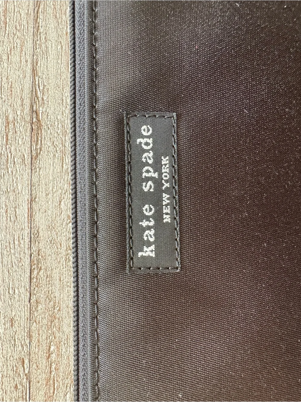 kate spade Black Nylon Pencil Case